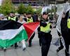 the demonstration against Israel’s participation ends peacefully; the Dutch candidate was excluded