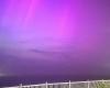 Why did the Northern Lights appear in the French sky?