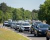 up to 60 kilometers of traffic jams on the return from the Ascension weekend on the roads of the department