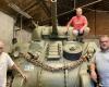They need 10,000 euros to restart a D-Day tank