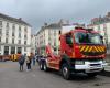 A fire in the city center of Nantes mobilizes around a hundred firefighters