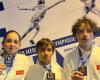 Onet-le-Château. End clap for fencers with the youth party