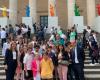 Romagnat schoolchildren welcomed to the National Assembly by Yaël Braun-Pivet
