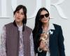 The very chic appearance of Demi Moore and her daughter Scout LaRue at the Dior fashion show