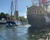 VIDEO. “We are on the film boat”, the ship of the Count of Monte Cristo stopping in Lorient