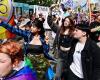 Third edition of the Pride march: around 500 people marched through the streets of Carcassonne