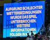 Storm in Dortmund: German European Championship round of 16 interrupted