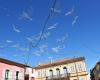Doves in the sky of Carla-Bayle this summer