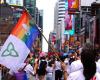 Back in pictures: the Pride March in Toronto, French side