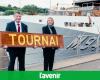 New important step for the mine hunter Tournai with its launch in Concarneau in Brittany this Tuesday, July 2, 2024 (videos and photos)