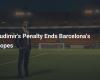 Budimir’s Penalty Ends Barcelona’s Hopes