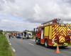 A person injured after an accident on the A84 motorway