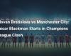 Slovan Bratislava vs Manchester City: César Blackman starts in Champions League clash