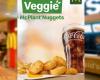 McDonald’s is launching its “veggie McPlant nuggets” this Tuesday, a meat-free version of its chicken nuggets