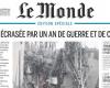 the front page of the newspaper Le Monde covered the anniversary of the attack well, contrary to criticism