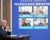 Biden declares a state of emergency…and Harris warns of a “historic” hurricane