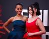 In gala dresses, Selena Gomez and Zoe Saldana walk the red carpet at the London Film Festival