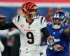 NFL: The Bengals win against the New York Giants (football)