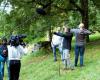 France 5 filming on the Uxellodunum site