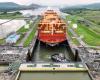 Number of transits through the Panama Canal falls