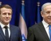 tense exchanges between Macron and Netanyahu