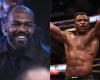 Jon Jones reacts to Francis Ngannou’s PFL win over Renan Ferreira, shuts downs fan’s fight prediction