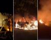 Halloween: trash fires and vehicles burned in several towns on the island