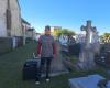 Audrey maintains the graves in Vendée