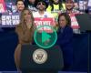 Jennifer Lopez was alongside Kamala Harris in Las Vegas