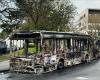 two TCL buses burned last night