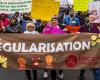 Immigration policies | March in support of undocumented migrants in Montreal