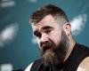 Jason Kelce shoved to ground by Penn State fan before repeating gay slur hurled at him in new video