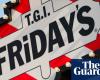 Restaurant chain TGI Fridays files for bankruptcy protection | US news