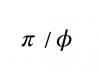 Links between pi and the golden ratio