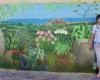 “What flattered me was the insects that were wrong, it’s great”: she painted her love for Biot on a village wall