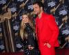 Amir soon to be a father for the third time, his pregnant wife at the NRJ Music Awards