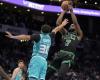 The Boston Celtics win in pain against the Charlotte Hornets in the NBA