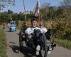 the recumbent bike on the banks of the Nive, a life-size breath of fresh air