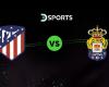 The match is 1-0 in favor of Atlético de Madrid