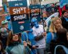 thousands of people march in London against water pollution