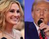 Trump angry with Julia Roberts who calls on women to vote for Harris