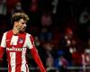 Liga. Before PSG, Atletico de Madrid easily dominates Las Palmas