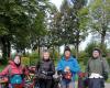 for two and a half months, these four young retirees cycled 3,300 km to Budapest