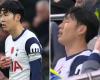 Son Heung-min in X-rated meltdown on Tottenham bench after being left visibly shocked by Postecoglou subbing him off