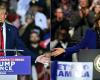 Presidential election in the United States: the two candidates lead their last weekend of campaigning flat out