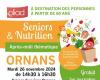 Seniors and nutrition: Meeting, conference in Ornans