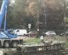 the boat which took on water after heavy rains left Mayenne