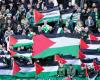 Pro-Palestinian activists demonstrate at the FFF premises – League of Nations – J5 – France-Israel