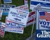 US presidential election updates: Poll shows Harris ahead in early voting as Trump jokes about reporters being shot | US elections 2024