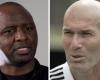 20 years later, Patrick Vieira talks about Zinédine Zidane's attitude in the group: “To be honest…